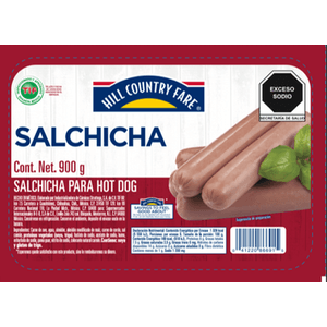 HCF Salchicha Hot Dog 900 g