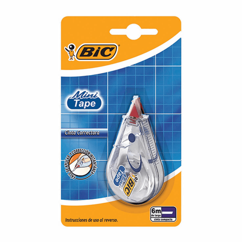 Corrector Bic Mini Tape Cinta Compacta 1 Pieza