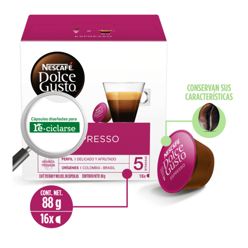 HAILASRE Capsulas Dolce Gusto Recargables Capsula Cafe