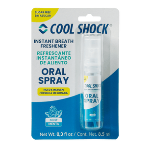 Cool Shock Spray Oral de Viaje Sabor Menta