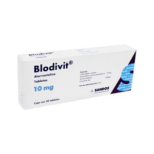 Blodivit 10 Mg Tabletas 30 Pz