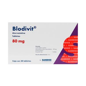 Blodivit 80 Mg Tabletas 30 Pz