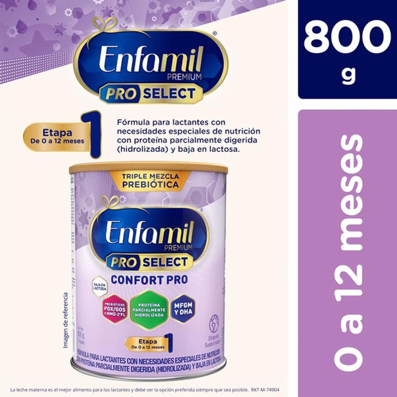 Enfamil Premium Pro Select Confort Pro Etapa 1, Fórmula Infantil  Especializada para Lactantes de 0 a 12 meses, Lata 800 gramos :  : Bebé