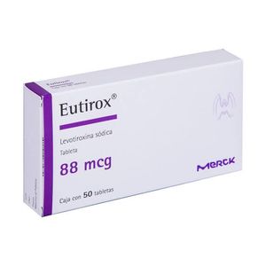 Eutirox 88 Mcg 50 Tab Levotiroxina Sodica 50 Pz