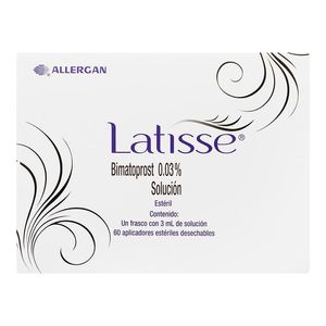 Allergan Latisse Bimatoprost Gotas 3 ml +60 Aplicadores Esteriles