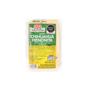 Queso Chihuahua Menonita con Jalapeño 550 Gr