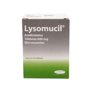 Lysomucil 600 Mg C/ 20 Tab Eferv Acetilcisteina 20 Pz