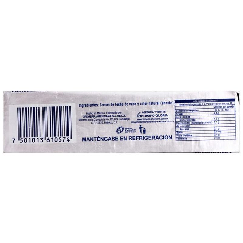 Mantequilla GLORIA Caja 90g