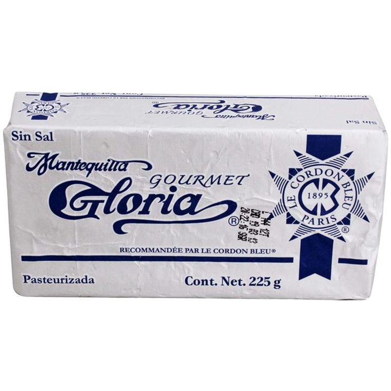 MANTEQUILLA SIN SAL - GLORIA - 225 G