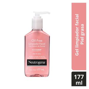 Neutrogena Gel limpiador facial oil free toronja ácido salicílico 177 ml