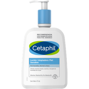 Cetaphil Loción Limpiadora Piel Sensible 473 ml