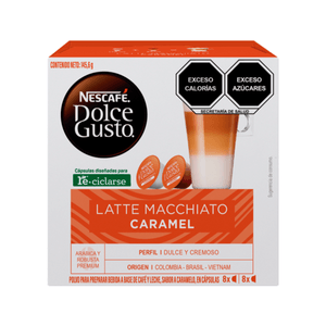 Café en Cápsula Nescafé Dolce Gusto Caramel Latte Macchiato 16 Cápsulas 146 g