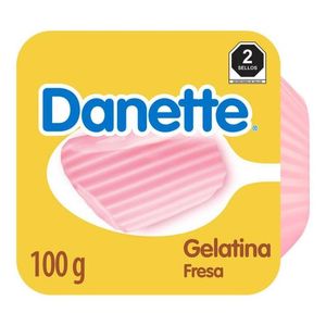 Danette Gelatina de Leche Sabor Fresa 100 g