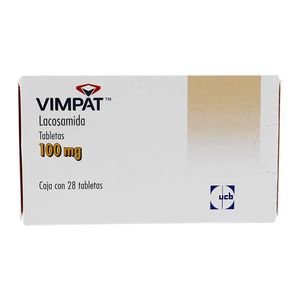 Vimpat 100mg Tab 28 Lacosamida 28 Pz