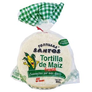 Santos Tortilla de Maiz 800 g