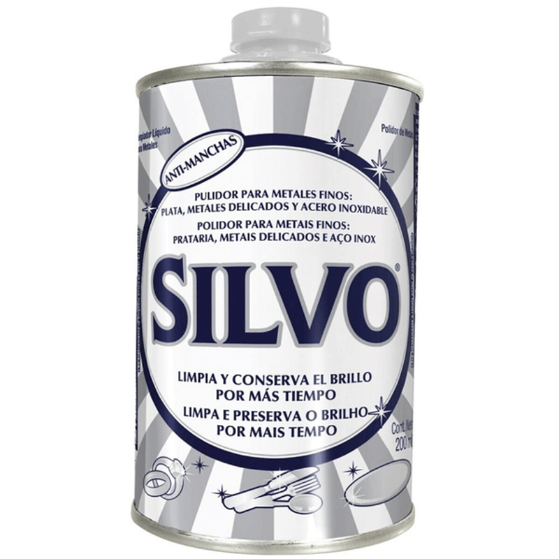 Silvo Limpiador de Metales Liq 200 Ml - H-E-B México