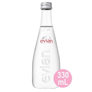 Agua Evian Natural Glass 330 ml