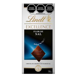 Lindt Chocolate Amargo Excellence con Flor de Sal 100 g