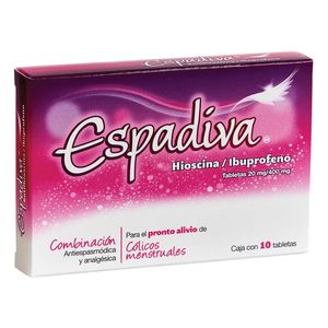 Analgésico Espadiva 400mg 1 Pz