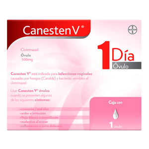 Bayer Canesten V Ovulos 1 Dia 500 Mg 1 pz