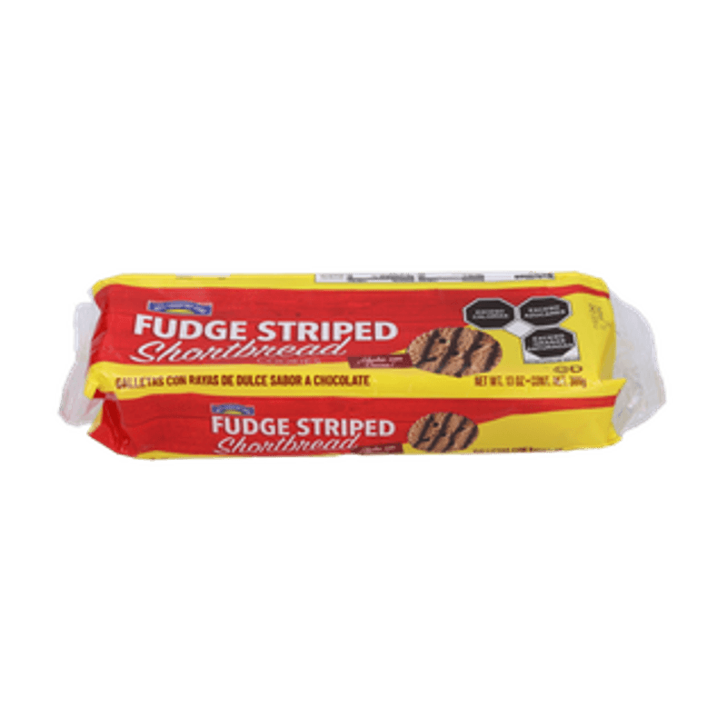 HCF Galletas Fudge Striped Shortbread 368 G - H-E-B México