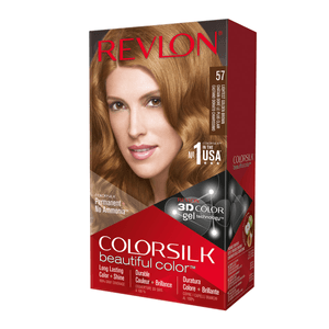 Tinte para Cabello Colorsilk con Queratina Tono 57Castaño Dorado Muy Claro 59.1 ml