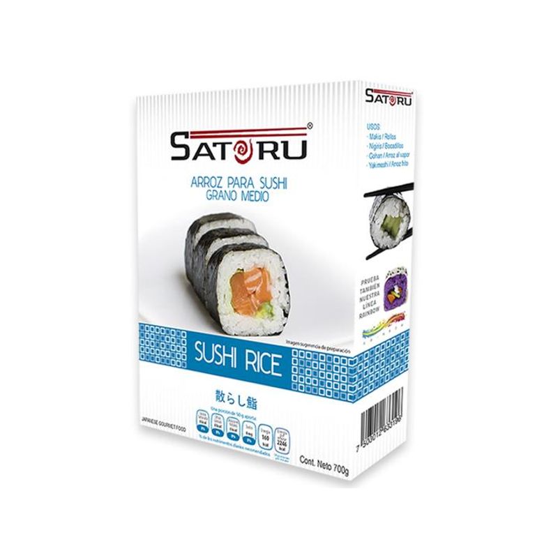 Satoru Arroz Para Sushi, tipico harinoso, 700 gramos