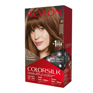 Tinte para Cabello Colorsilk con Queratina Tono 43 Castaño Medio Dorado 59.1 ml