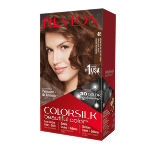 Tinte para Cabello Colorsilk con Queratina Tono 46 Castaño Cobrizo Dorado 59.1 ml