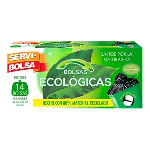 Bolsas de Basura Reusa Grande 14 Pz