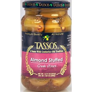 Tassos Aceitunas Rellenas de Almendra 366 g