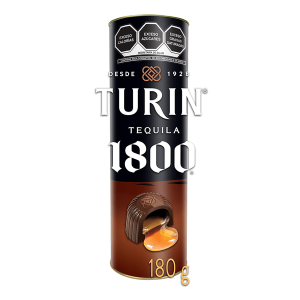 Turin Tequila 1800 Reserva Chocolates con Licor Tubo 200 g HEB México