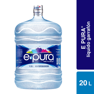 E Pura Garrafón Agua Natural 20 L