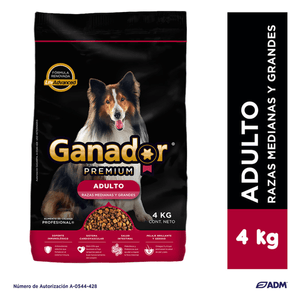 Alimento Seco para Perros Premium Adulto 4 kg