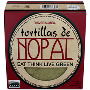 Veralmex Tortillas de Nopal 500 g