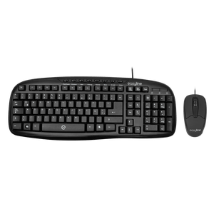 Kit Teclado + Mouse Alámbricos El-993391 1000 Dp 1 Pz