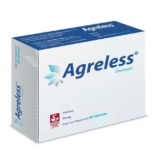 Agreless 75 Mg 28 Tab Clopidogrel 28 Pz