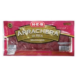 HEB Arrachera de Res Marinada 600 g