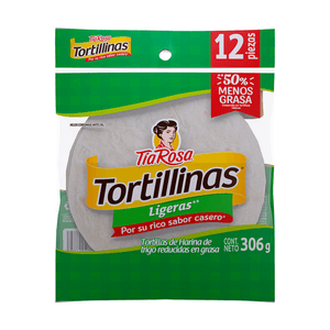 Tortillina Menos Grasa 12 Pz