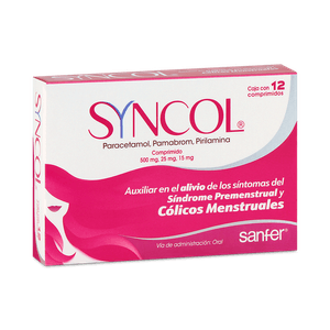 Analgésico Syncol 12 Pz