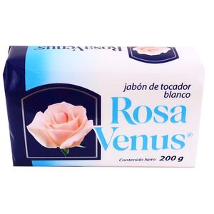 Rosa Venus Jabón en Barra Blanco 200 g