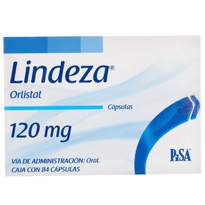 Lindeza 120 Mg C/84caps Orlistat 84 Pz