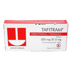 Tafitram 325/37.5 Mg Cpr 10 Paracetamol / Tramadol 10 Pz