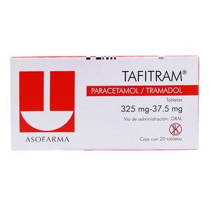 Tafitram 325/37.5 Mg Cpr 20 Paracetamol / Tramadol 20 Pz