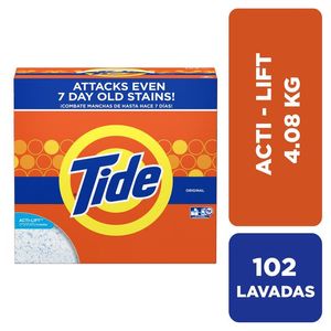 Tide Detergente Polvo Original Acti-Lift 4.08 kg