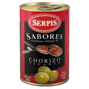 Serpis Aceitunas Rellenas de Chorizo 300 g