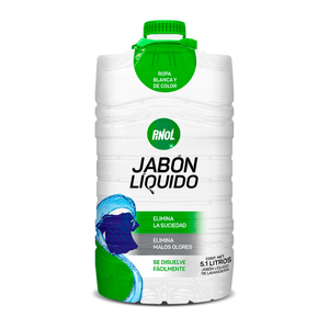 Pinol Jabón de Lavandería Para Ropa Blanca Y de Color 5.1 L