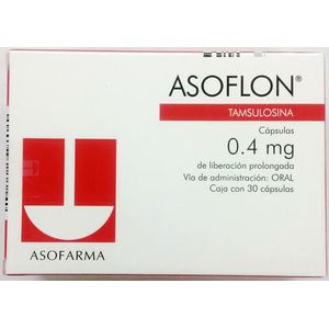 Asoflon Lp 0.4 Mg C/30 Caps Tamsuloscina 30 Pz