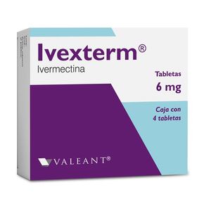 Ivexterm 6 Mg 4 Tab Ivermectina 4 Pz