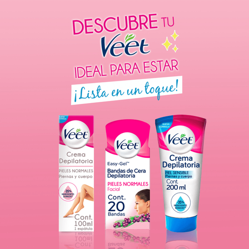 Cera Depilatoria, Veet Natural Inspirations, Cera Caliente.